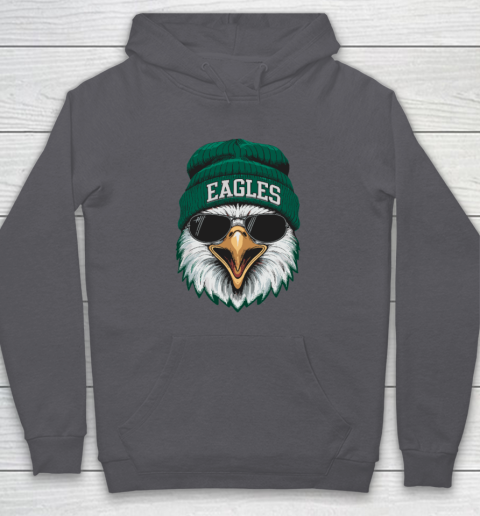 Cool Face Eagles With Sunglasses Vintage Funny Hoodie 4