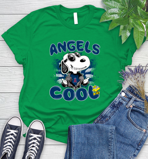 MLB Baseball Los Angeles Angels Cool Snoopy Shirt Women's T-Shirt 7
