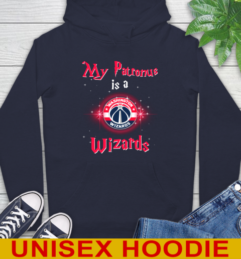 NBA Basketball Harry Potter My Patronus Is A Washington Wizards Hoodie 3