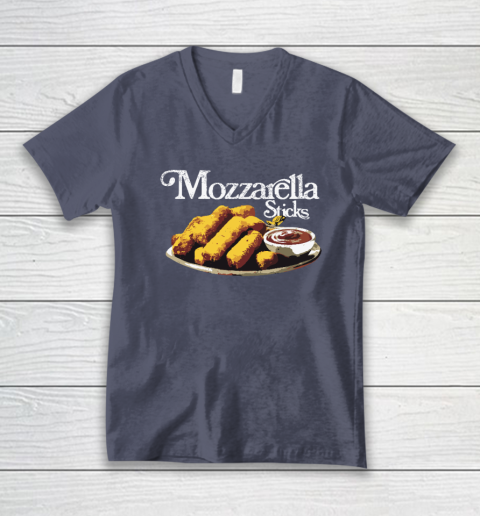 Mozzarella Sticks V-Neck T-Shirt 6