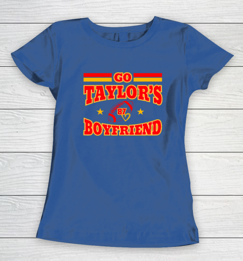 Go Boyfriend Football gift Fans Women's T-Shirt 6