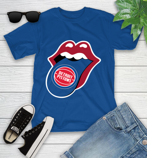 Detroit Pistons NBA Basketball Lips I Root For My Team Adoring Fan 111