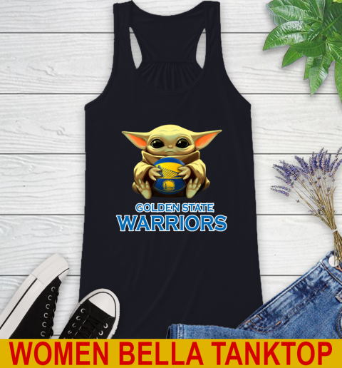 NBA Basketball Golden State Warriors Star Wars Baby Yoda Shirt 46