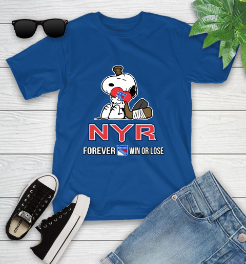 NHL The Peanuts Movie Snoopy Forever Win Or Lose Hockey New York Rangers 111