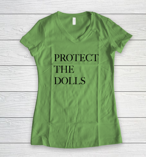 Protect The Dolls Women's V-Neck T-Shirt 4