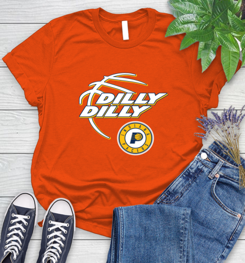 NBA Indiana Pacers Dilly Dilly Basketball Sports Women's T-Shirt 4