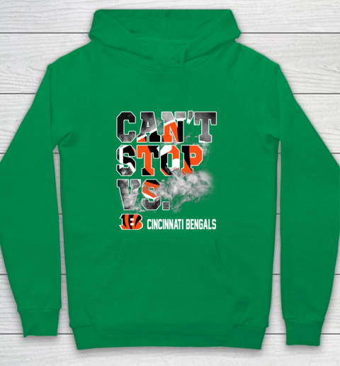 NFL Cincinnati Bengals Can't Stop Vs Youth Hoodie 4
