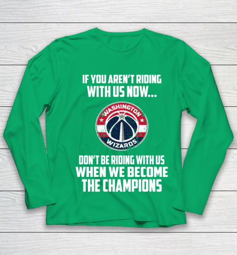 NBA Washington Wizards Basketball We Become The Champions Youth Long Sleeve 4