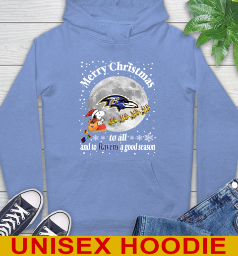 Baltimore Ravens Merry Christmas To All And To Ravens A Good Season NFL Football Sports Hoodie 11