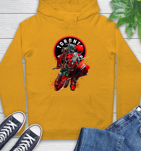 NBA Deadpool Marvel Comics Sports Basketball Toronto Raptors Hoodie 3