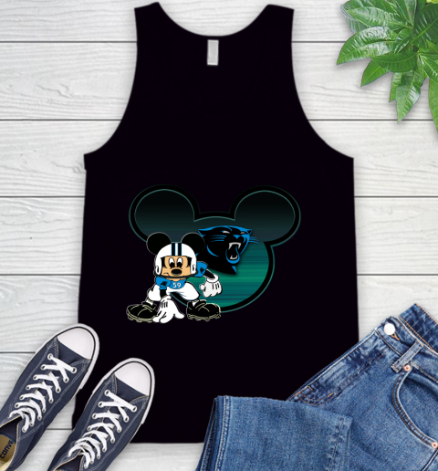 NFL Carolina Panthers Mickey Mouse Disney Football T Shirt Tank Top 2