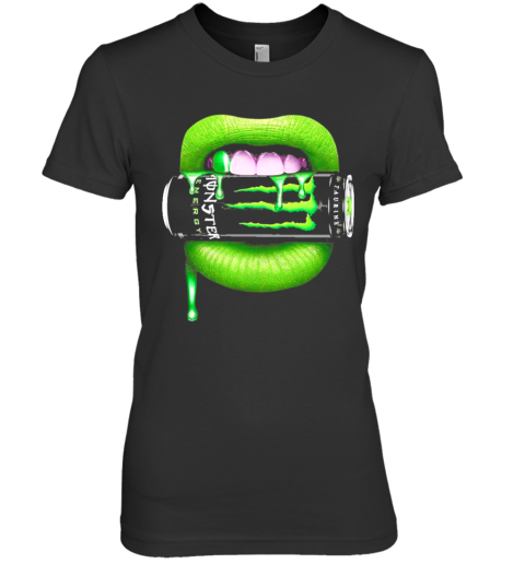 Mouth Shut Monster Premium Women's T-Shirt