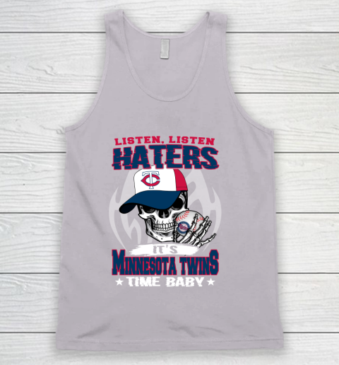 Listen Haters It is TWINS Time Baby MLB Tank Top 3