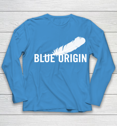 Blue Origin  All White Youth Long Sleeve 5