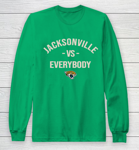 Jacksonville Jaguars Vs Everybody Long Sleeve T-Shirt 4