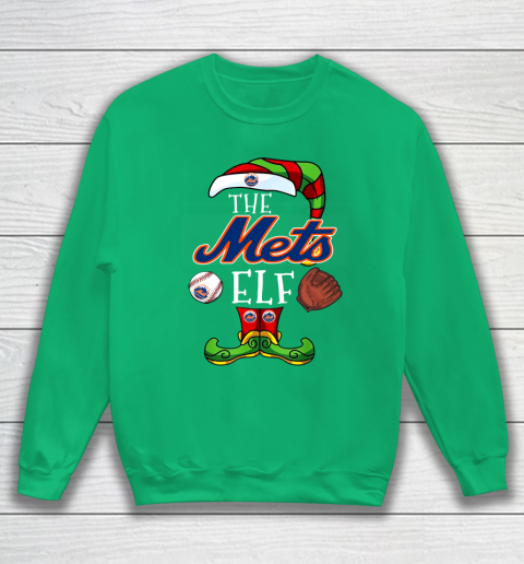 New York Mets Christmas ELF Funny MLB Sweatshirt 5