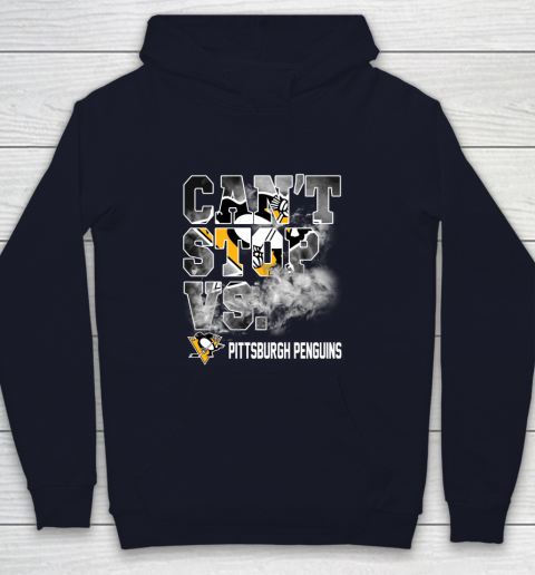 NHL Pittsburgh Penguins Hockey Can't Stop Vs Youth Hoodie 2