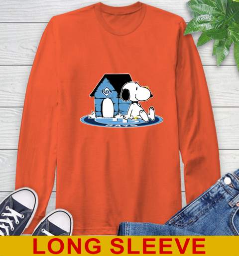 MLB Baseball Tampa Bay Rays Snoopy The Peanuts Movie Shirt Long Sleeve T-Shirt 5