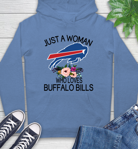 NFL Just A Woman Who Loves Buffalo Bills Football Sports Hoodie 9