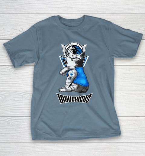 NBA Basketball My Cat Loves Dallas Mavericks T-Shirt 6