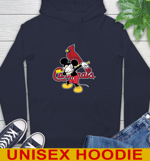 St.Louis Cardinals MLB Baseball Dabbing Mickey Disney Sports Hoodie 4