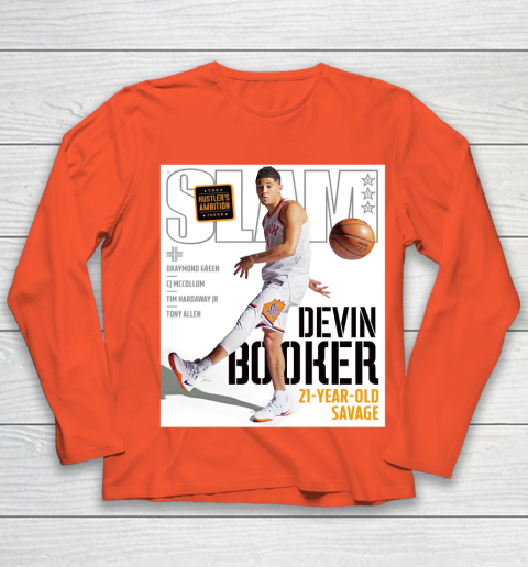 Devin Booker Slam Magazine Cover Phoenix Suns Youth Long Sleeve