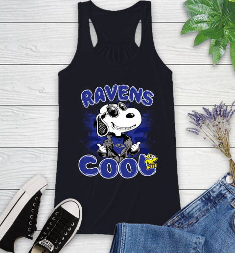 NFL Football Baltimore Ravens Cool Snoopy Shirt Racerback Tank 7