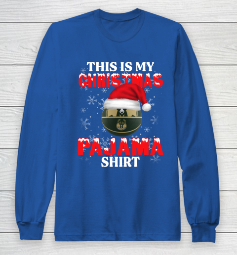 Milwaukee Bucks This Is My Christmas Pajama Shirt NBA Long Sleeve T-Shirt 6