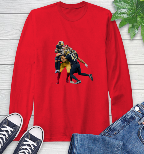 Sprint Football San Francisco 49ers And New Orleans Saints Shirts 68