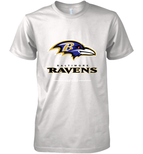 Men_s baltimore ravens NFL Pro Line Black Team Lockup T Shirt Premium Men's T-Shirt