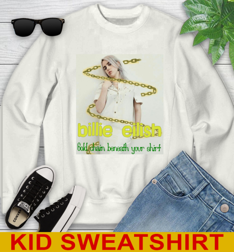 Billie Eilish Gold Chain Beneath Your Shirt 113