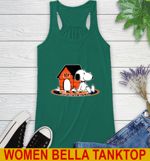 NFL Football Cincinnati Bengals Snoopy The Peanuts Movie Shirt Racerback Tank 7