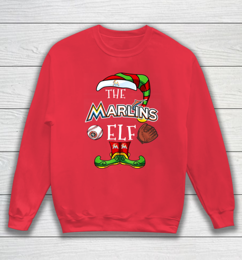 Miami Marlins Christmas ELF Funny MLB Sweatshirt 7