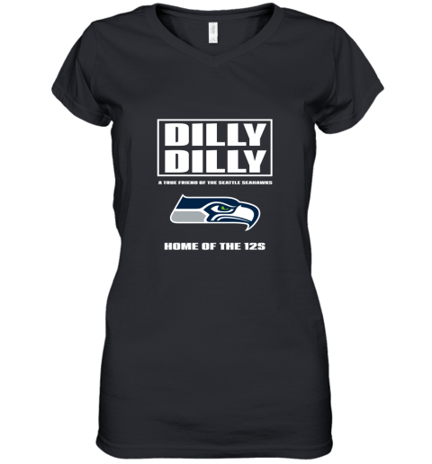 A True Friend Of The Seattle Seahawks Women's V-Neck T-Shirt