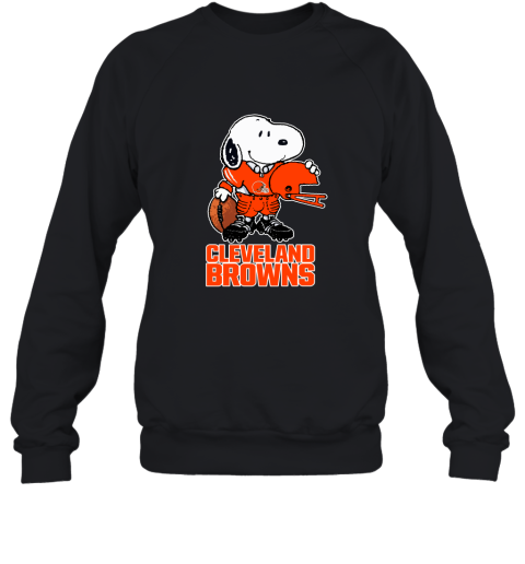 Snoopy A Strong And Proud Cleveland Browns Player NFL Sweatshirt