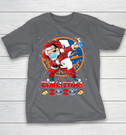New York Islanders Funny Santa Claus Dabbing Christmas 2020 NHL Youth T-Shirt 5