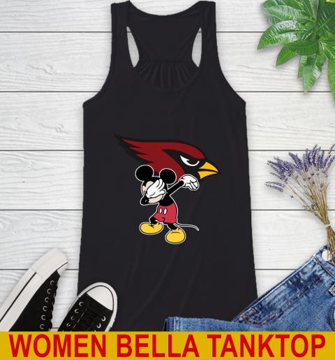 Arizona Cardinals NFL Football Dabbing Mickey Disney Sports Racerback Tank 2