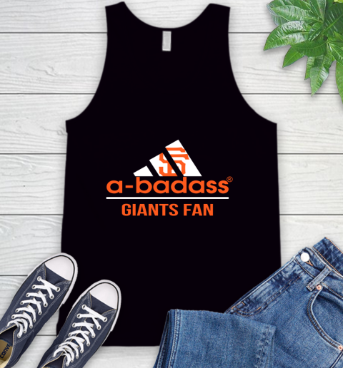 MLB A Badass San Francisco Giants Fan Adidas Baseball Sports Tank Top