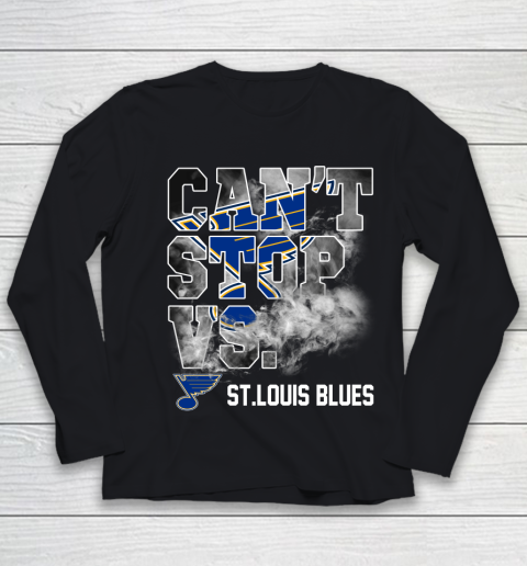 NHL St.Louis Blues Hockey Can't Stop Vs Youth Long Sleeve