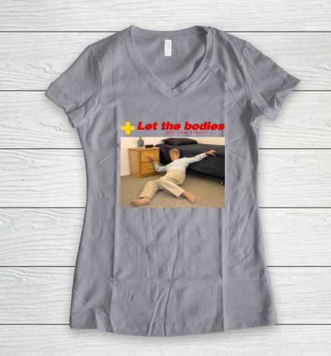Let The Bodies Hit The Floor Women's V-Neck T-Shirt 2