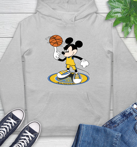 NBA Basketball Denver Nuggets Cheerful Mickey Disney Shirt Hoodie 6