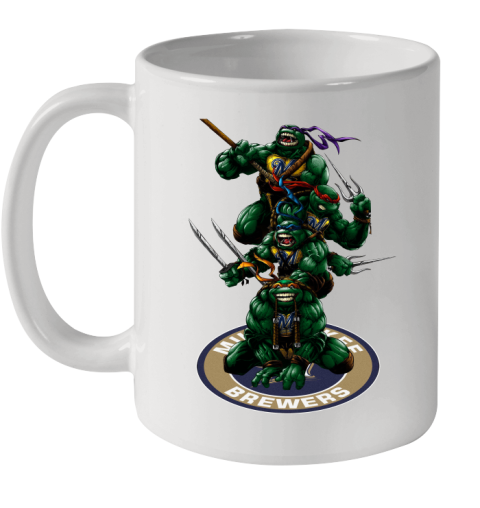 MLB Baseball Milwaukee Brewers Teenage Mutant Ninja Turtles Shirt Ceramic Mug 11oz