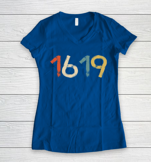 1619 Project Retro Women's V-Neck T-Shirt 7