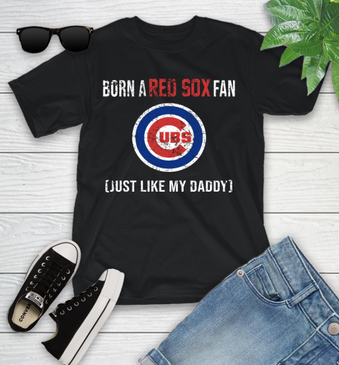 MLB Baseball Chicago Cubs Loyal Fan Just Like My Daddy Shirt Youth T-Shirt