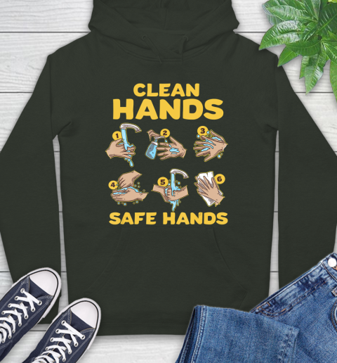 Nurse Shirt Washing Clean Hands Safe Hand Hygiene Wash Save T Shirt Hoodie 12