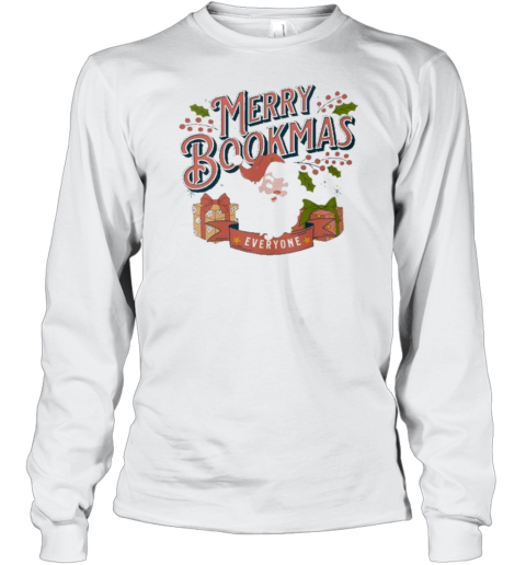 Merry Bookmas Christmas Long Sleeve T-Shirt