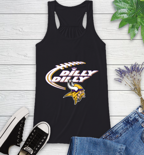 NFL Minnesota Vikings Dilly Dilly Football Sports Racerback Tank 2