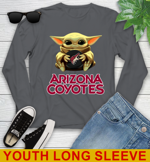 NHL Hockey Arizona Coyotes Star Wars Baby Yoda Shirt 130