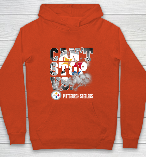 NFL Pittsburgh Steelers Can't Stop Vs Youth Hoodie 3