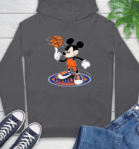 NBA Basketball New York Knicks Cheerful Mickey Disney Shirt Hoodie 7